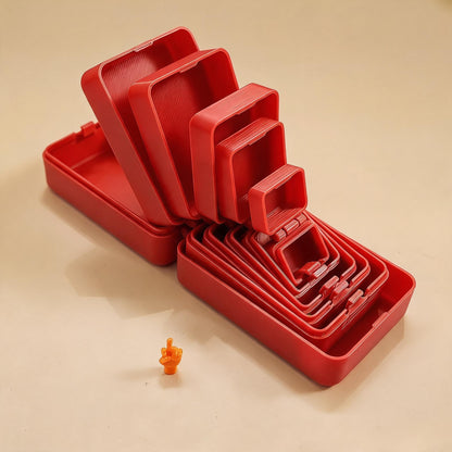 🖕Nested Middle Finger Prank Gift Box, 6-Layer Never Ending Surprise Gag Box