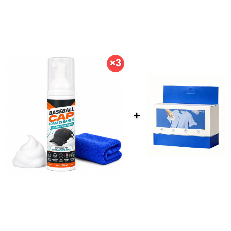 No-Rinse Baseball Cap Foam Cleaner