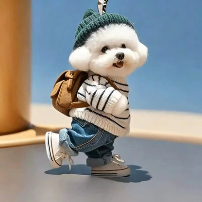 TODAY'S SPECIAL OFFER-50% OFF 🔥Internet-Famous Cartoon Teddy Dog  Keychain