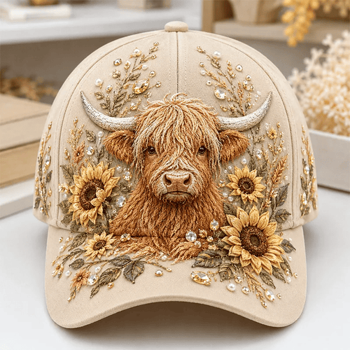 🦬Highland Cow Cap🧢(Breathable & Lightweight Comfort & Unisex Fit)