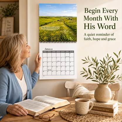 🌿 2027 Bible Verse Calendar — A Year Rooted in Faith ✝️