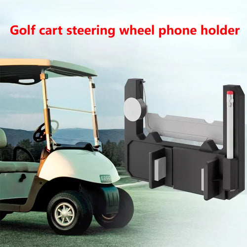 🌟⛳ Golf cart steering wheel phone holder