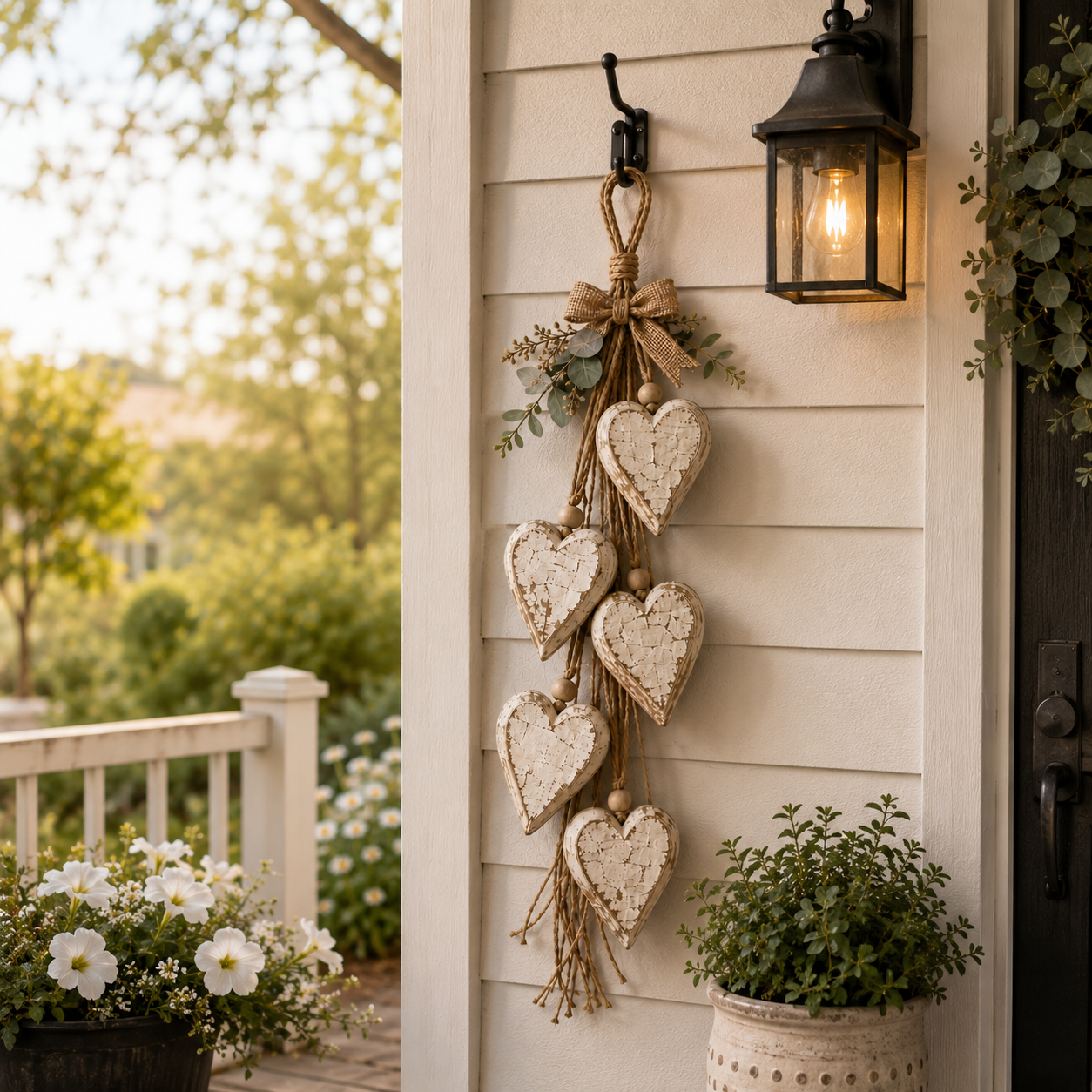 🤎 Hanging Heart Wall Decor