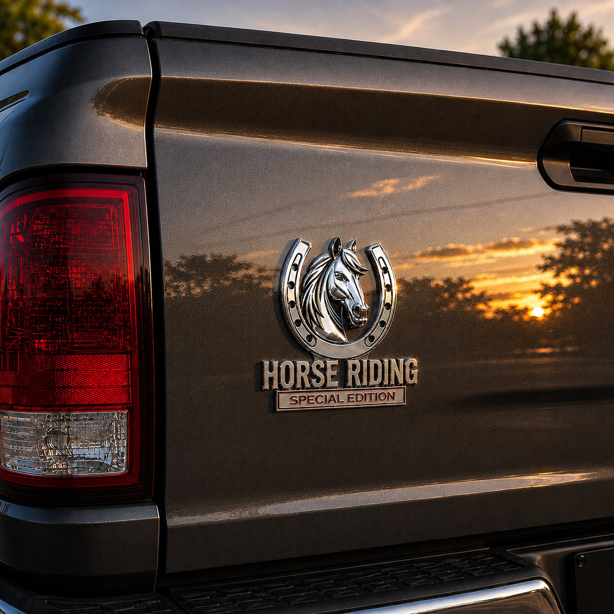 🐎 Horse Riding Special Edition™ 3D Chrome Metal Vehicle Emblem