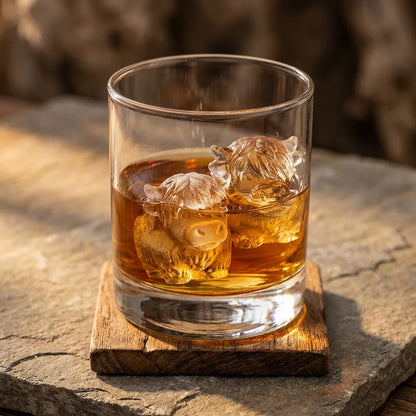 🐮 Mini Highland Cow Ice Cube & Dessert Mold 🧊🍪(2 PCS)