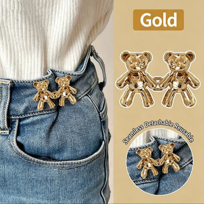 Bear-Shaped Belt Buckle, A Magical Tool For Adjusting Waist Size.