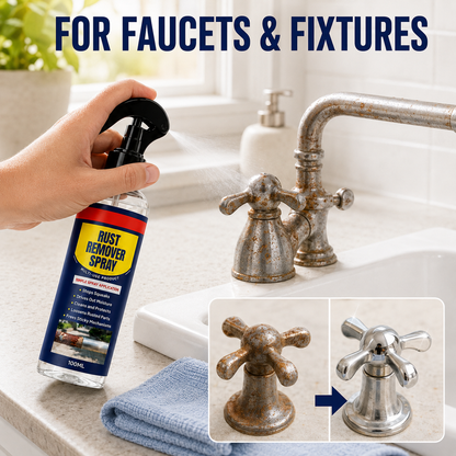 🔥Rust Remover Spray – Multi‑Use Metal Care for Taps, Fixtures, Hinges & Outdoor Grills