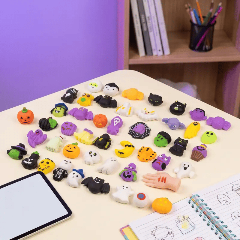 Halloween Squishies Stress Relief Toy Set