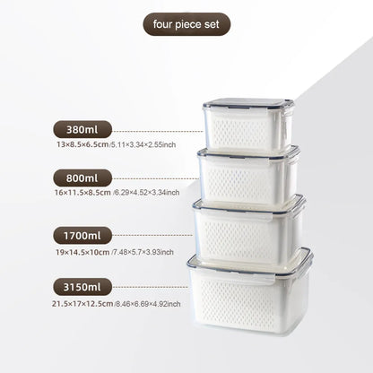 🍓 Food Storage Containers for Refrigerator Organization