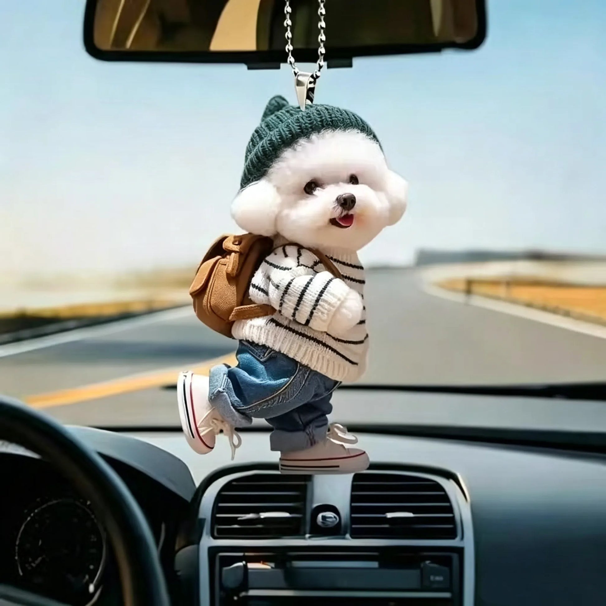 TODAY'S SPECIAL OFFER-50% OFF 🔥Internet-Famous Cartoon Teddy Dog  Keychain