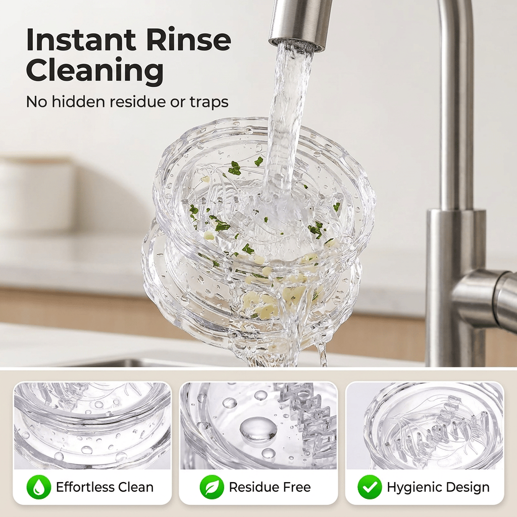 🔥🧄 Effortless Manual Garlic Twister & Mincer