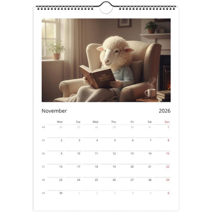 Sheep Calendar 2026 - Daily Activities