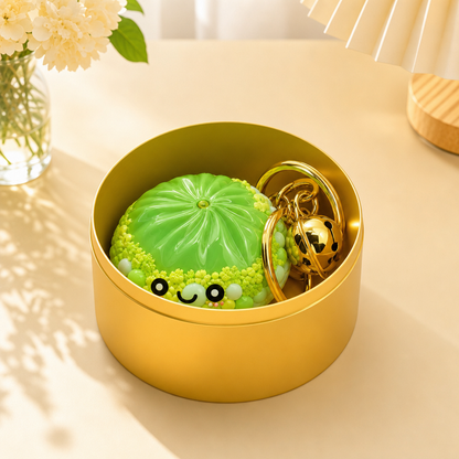 Glow In The Dark Kawaii Bao Bun Keychain