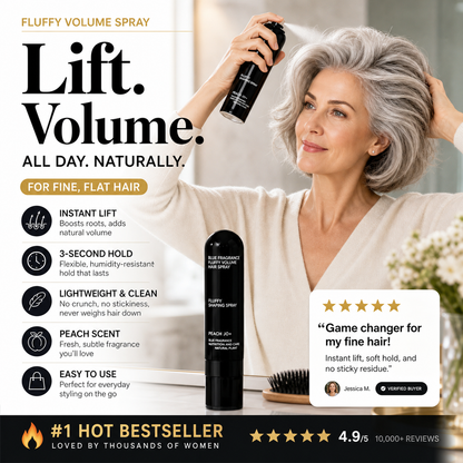 💁 Fluffy Hair Shaping Spray, Long Lasting Bleu Scent Volumizing Hair Mist for All-Day Hold