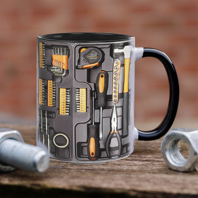 3D Mechanical Toolbox Coffee Mug Set