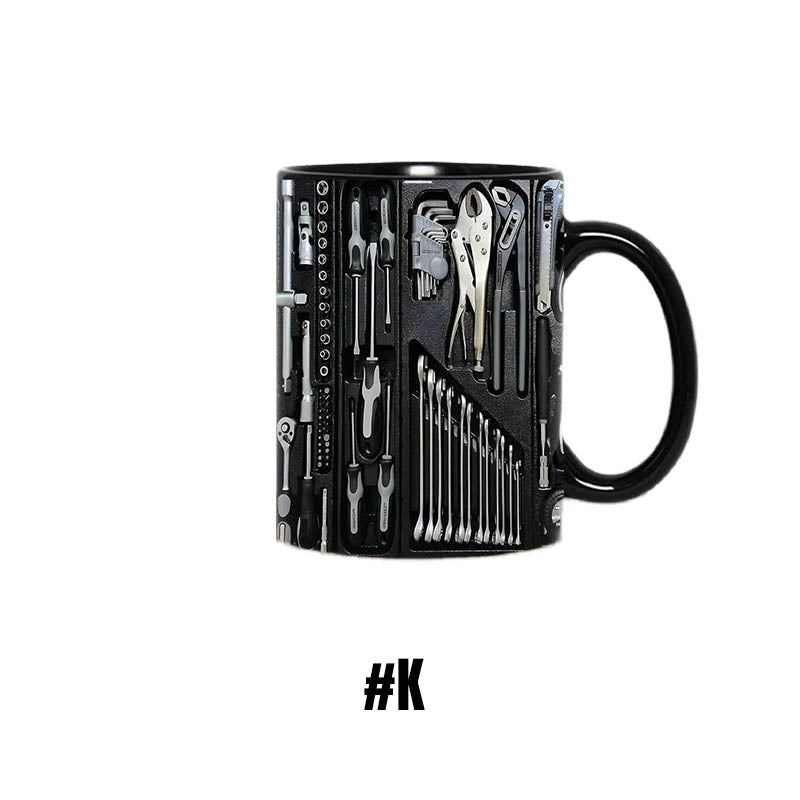 3D Mechanical Toolbox Coffee Mug Set