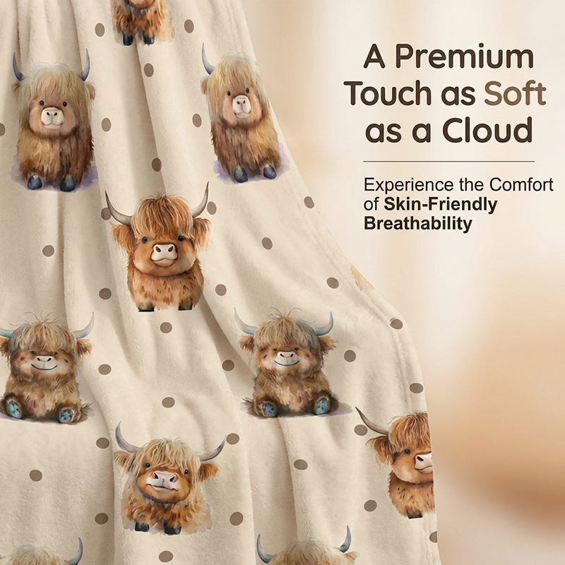 🎉 2026 Sale — Over 30 700 Sold!🔥 Ultra‑Soft Printed Flannel Throw Blanket