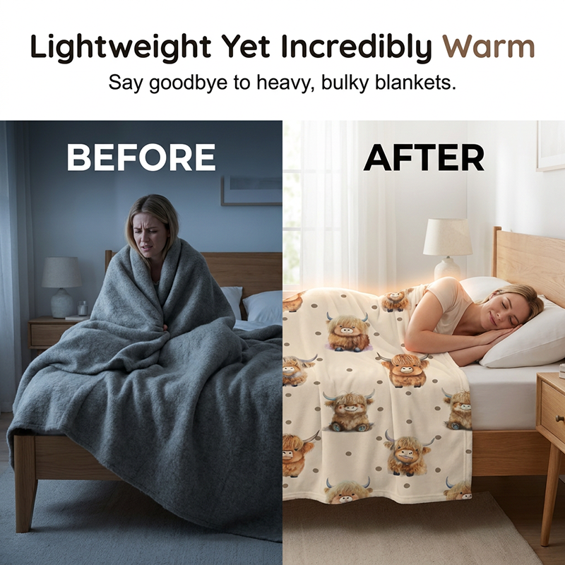 🎉 2026 Sale — Over 30 700 Sold!🔥 Ultra‑Soft Printed Flannel Throw Blanket