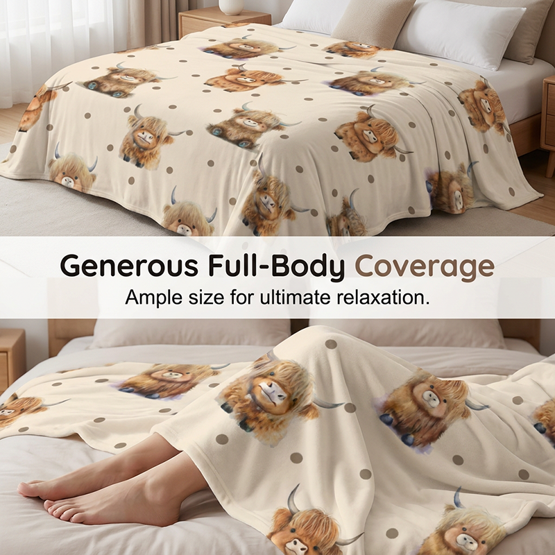 🎉 2026 Sale — Over 30 700 Sold!🔥 Ultra‑Soft Printed Flannel Throw Blanket