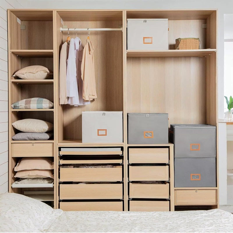📦Shoe Storage Box for Closet Foldable Organiser with Clear Lid ✨