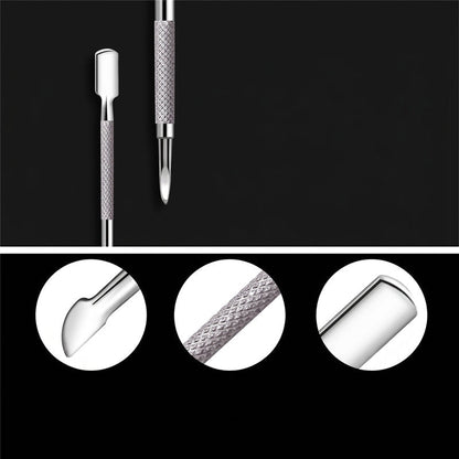 📢📢40% OFF !! ⏰3-Piece Stainless Steel Cuticle Care Tool Set