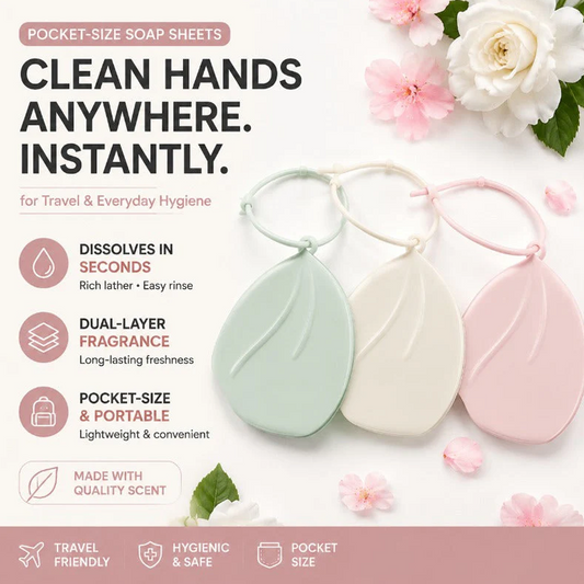 Travel Soap Paper Sheets🧼🌸