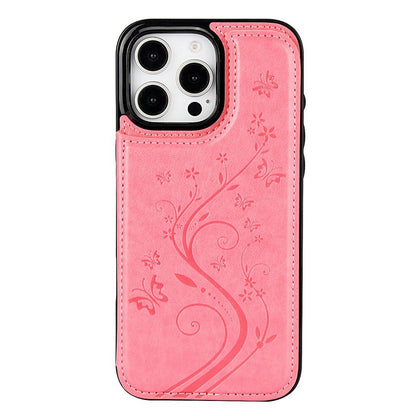Elegant Floral Card Holder Phone Case