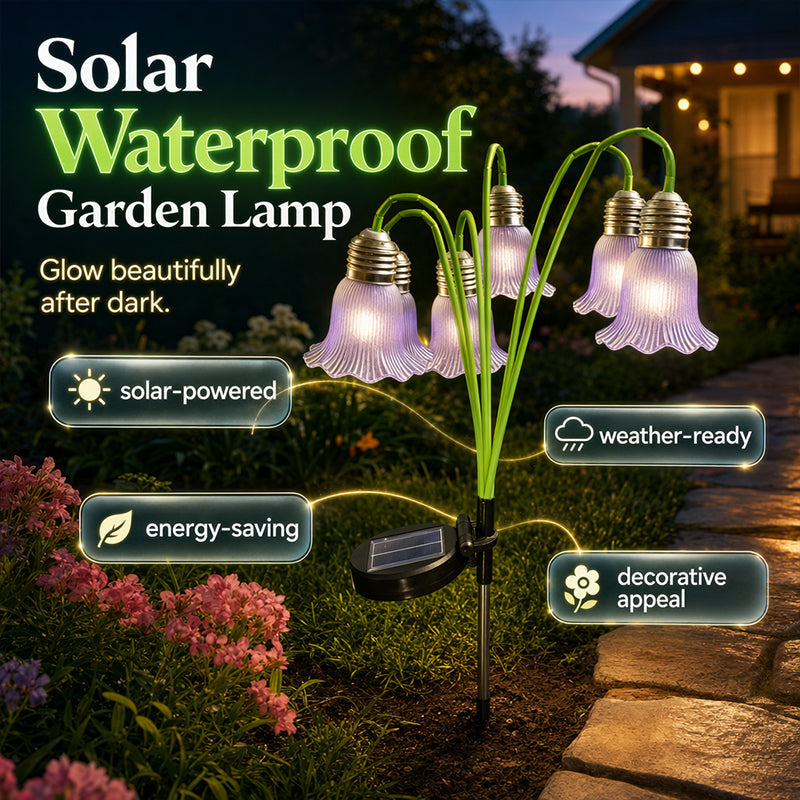 📢📢40% OFF !! ⏰Solar Flower Lights Outdoor Garden Decorations