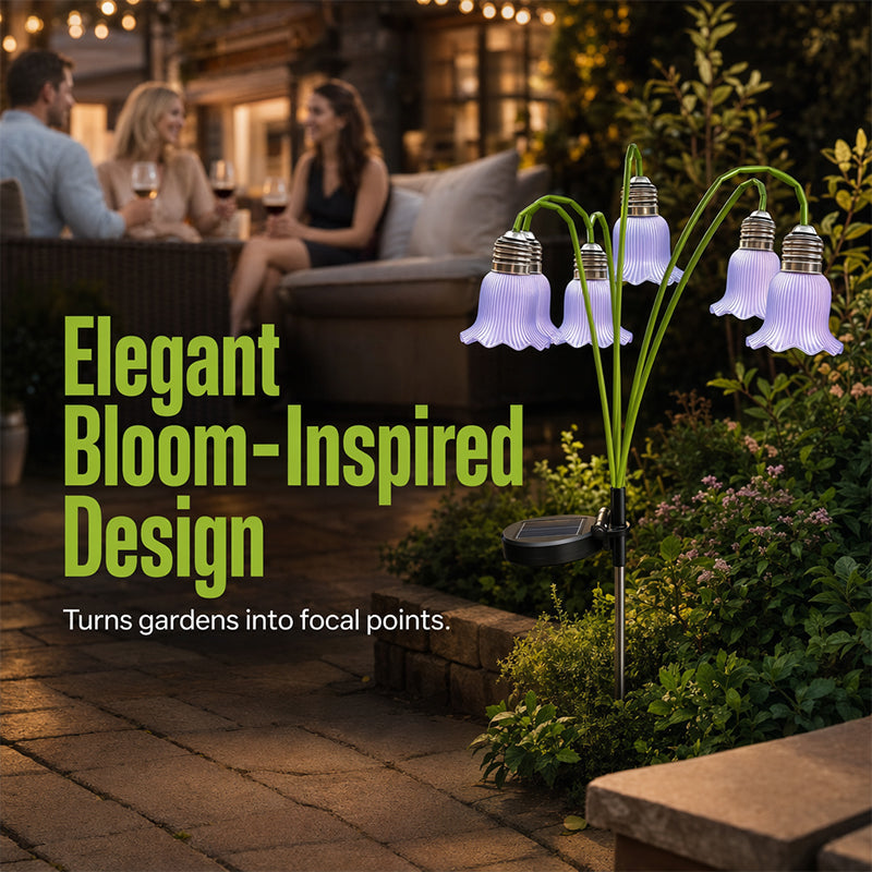 📢📢40% OFF !! ⏰Solar Flower Lights Outdoor Garden Decorations