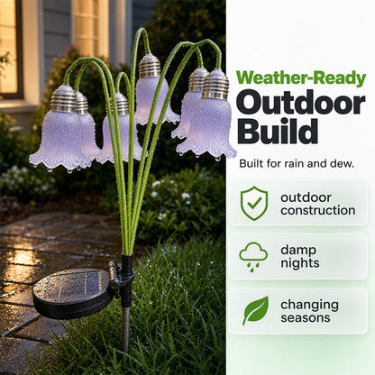 📢📢40% OFF !! ⏰Solar Flower Lights Outdoor Garden Decorations
