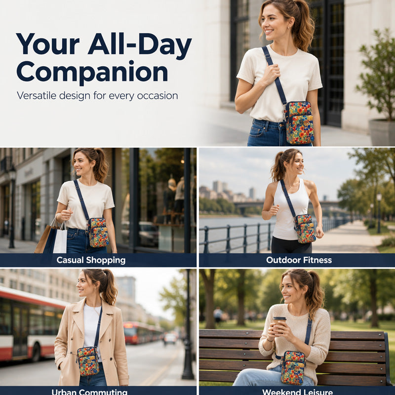 📢📢50% OFF !! ⏰Printed Sports Armband & Crossbody Bag