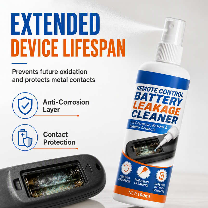 🎉 2026 Sale — Over 17,400 Sold!🔋 Remote Control Battery Leakage Cleaner