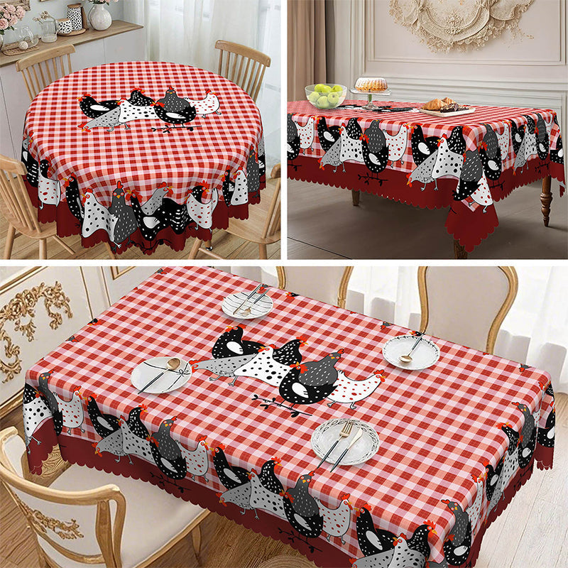 🎉 2026 Sale — Over 27,400 Sold!🐔 Farmhouse Rooster Tablecloth