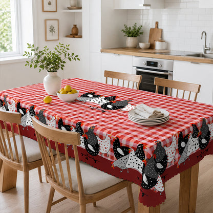 🎉 2026 Sale — Over 27,400 Sold!🐔 Farmhouse Rooster Tablecloth