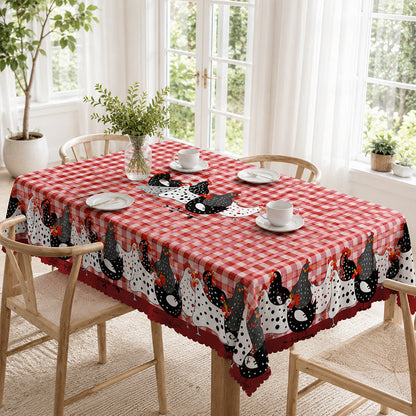 🎉 2026 Sale — Over 27,400 Sold!🐔 Farmhouse Rooster Tablecloth
