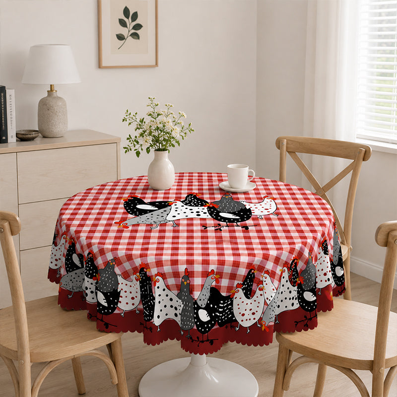 🎉 2026 Sale — Over 27,400 Sold!🐔 Farmhouse Rooster Tablecloth