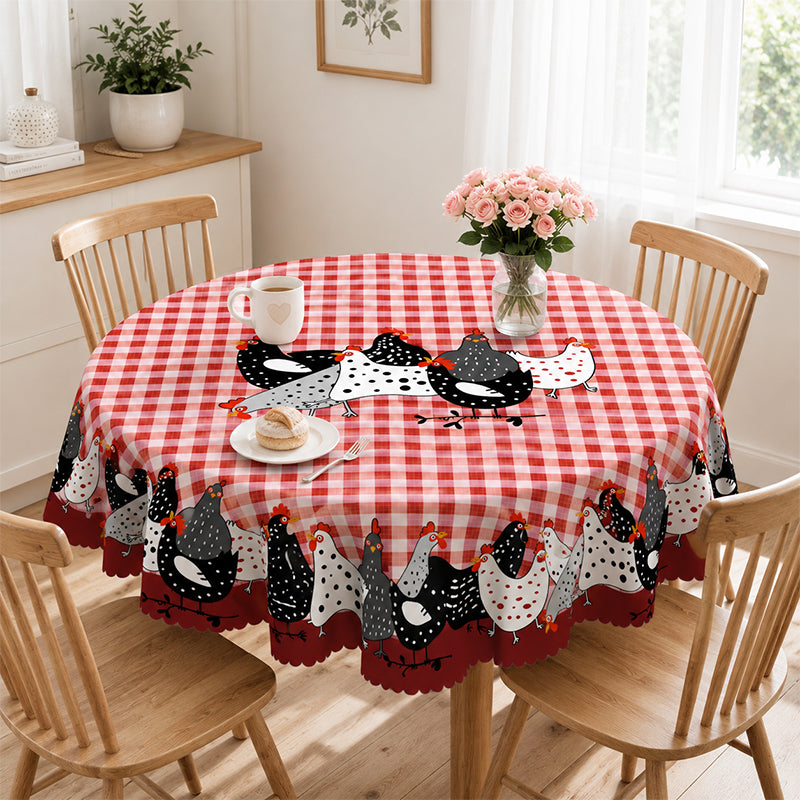 🎉 2026 Sale — Over 27,400 Sold!🐔 Farmhouse Rooster Tablecloth