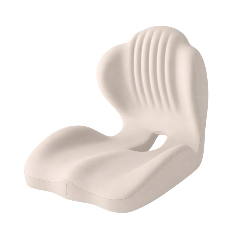 Ergonomic memory foam seat cushion with back support