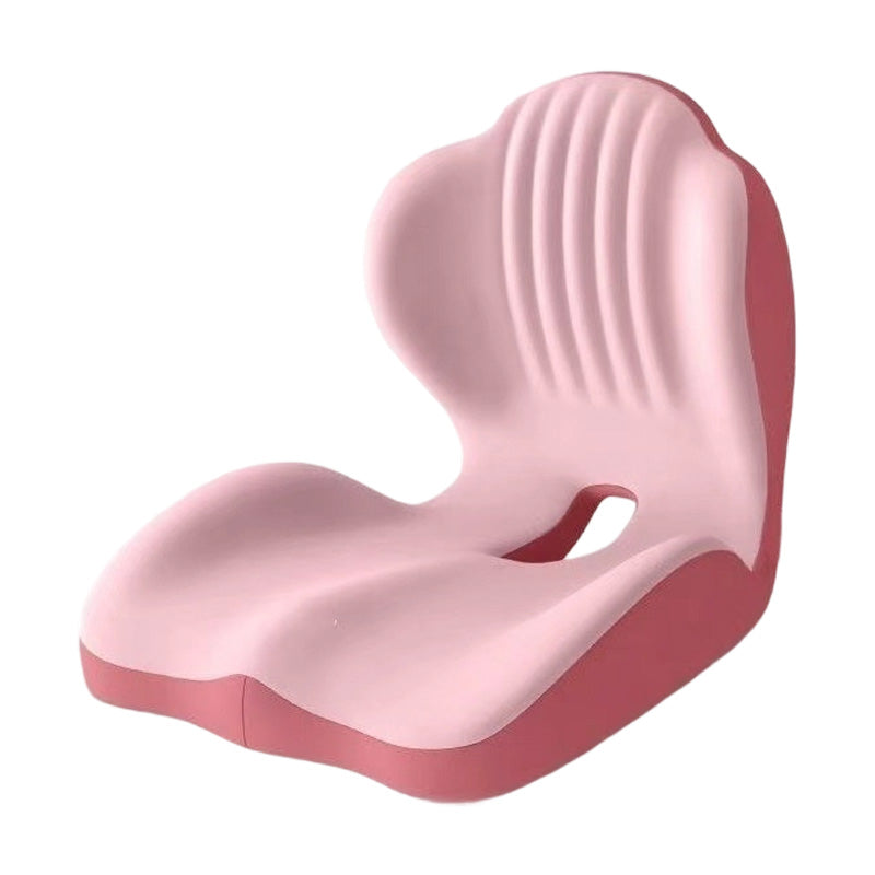 Ergonomic memory foam seat cushion with back support
