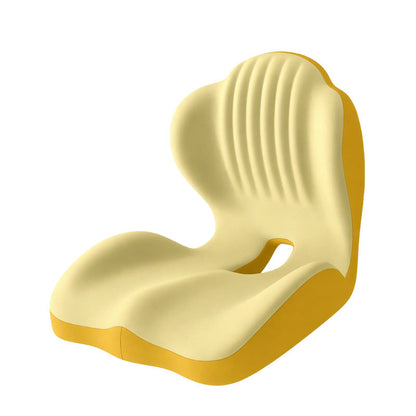 Ergonomic memory foam seat cushion with back support
