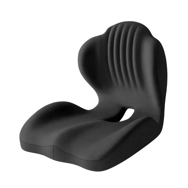 Ergonomic memory foam seat cushion with back support