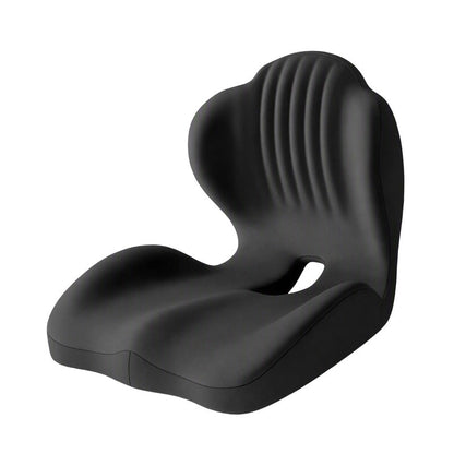 Ergonomic memory foam seat cushion with back support