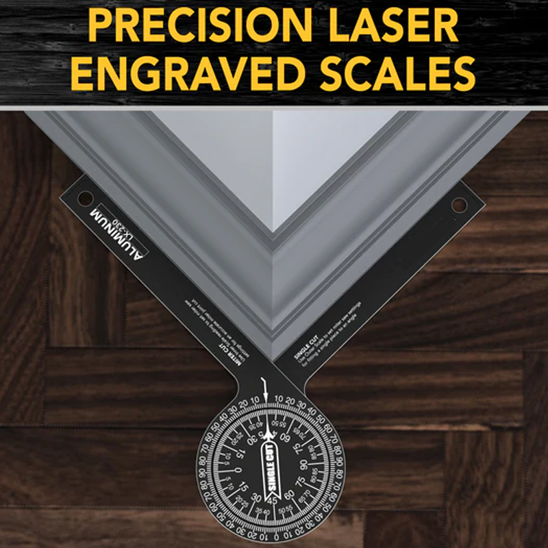 📢📢50% OFF !! ⏰7-Inch Plastic or Aluminum Miter Saw Protractor