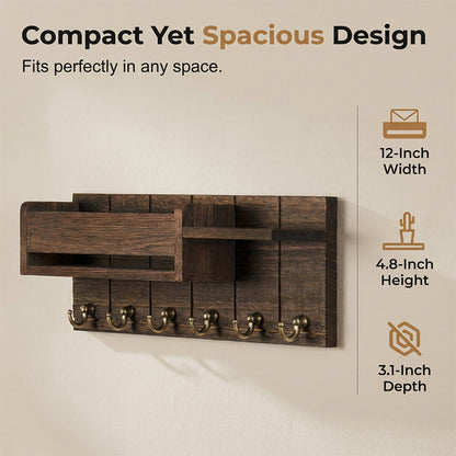 🎉 2026 Sale — Over 25 700 Sold!🔥 Wall‑Mounted Mail & Key Holder
