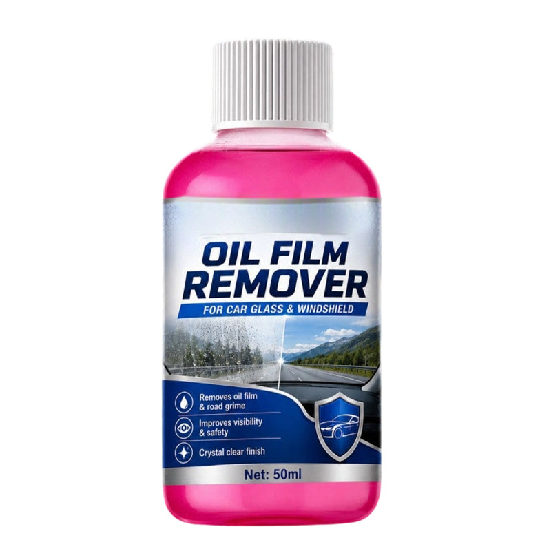 🚗50% OFF NOW! Car Glass Oil Film Remover Windshield Cleaner – Professional Automotive Glass Cleaning Agent, Quickly Remove Oil‑Film, Road Grime & Water Stains for Crystal Clear Driving Visibility