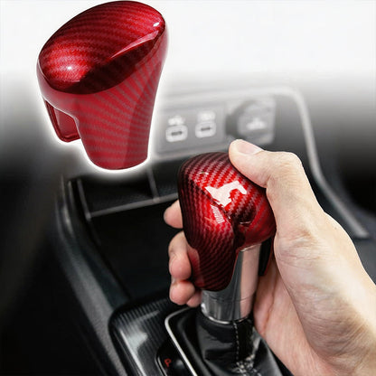 Gear Shift Knob Cover for 2018-2025 Civic Carbon Fiber Trim
