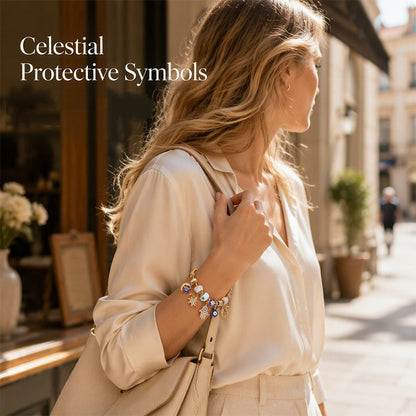 ⏳Limited-time 50% off⏰Celestial Sun Moon Charm Bracelet💫☄️