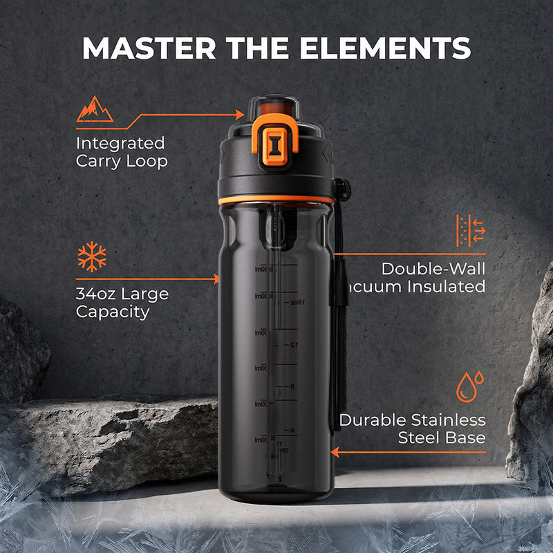 📢📢40% OFF !! ⏰Outdoor Sports Water Bottle with Spray Mist