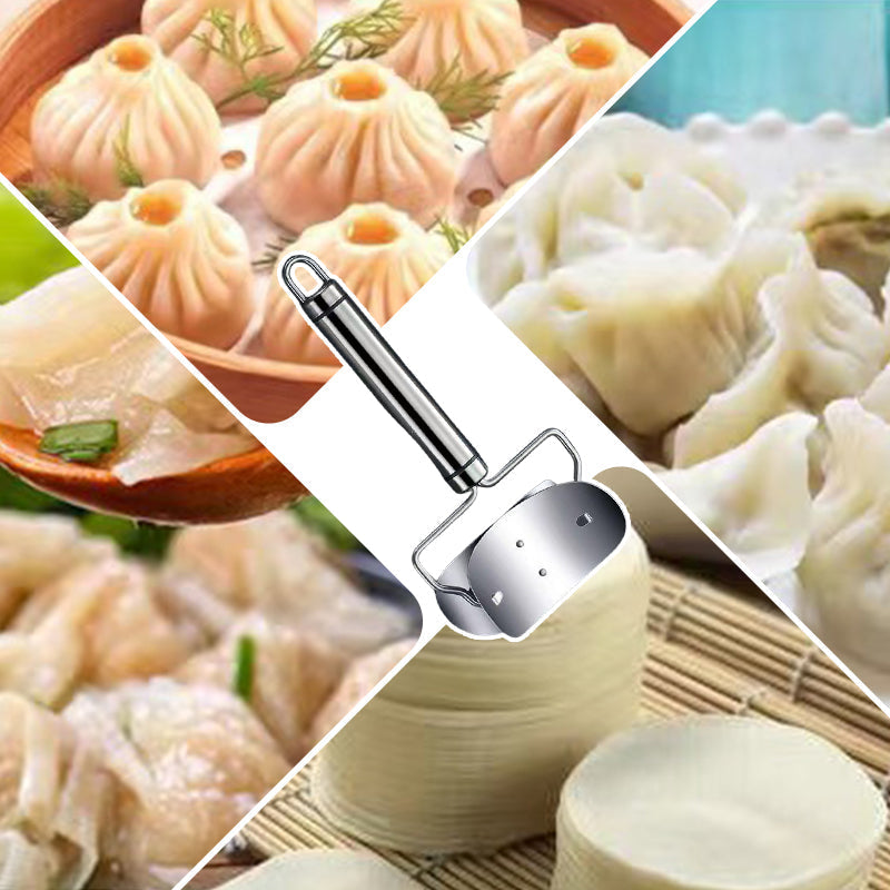 🥳💞50K+ SOLD! Stainless Steel Dumpling Wrapper Cutter
