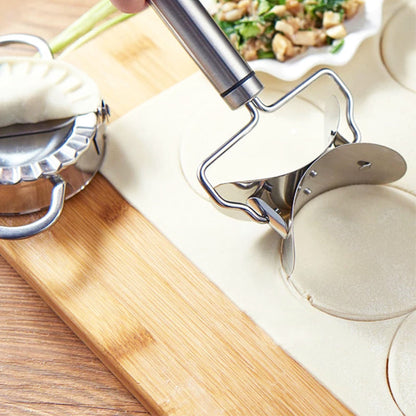 🥳💞50K+ SOLD! Stainless Steel Dumpling Wrapper Cutter